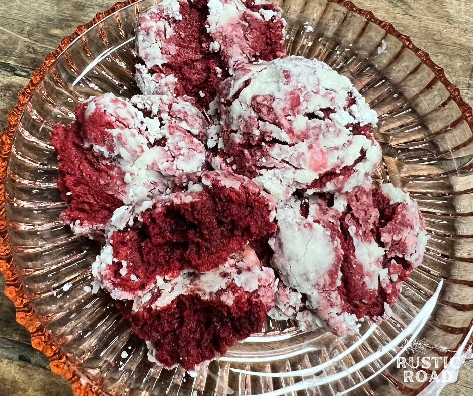 red velvet cake mix cookies