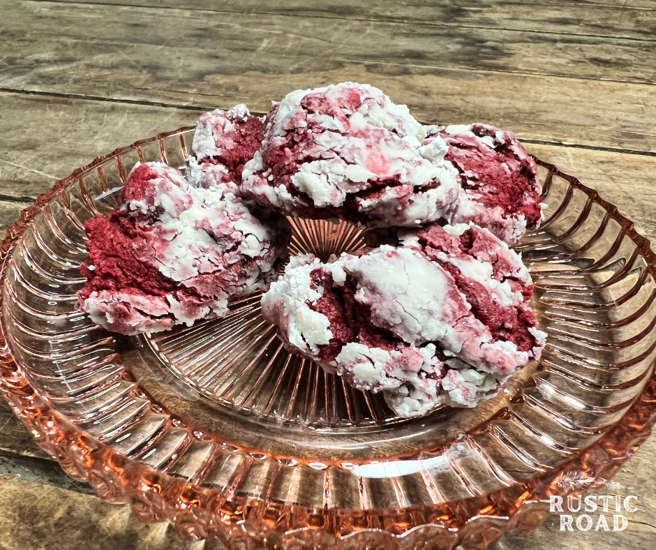 red velvet cake mix cookies