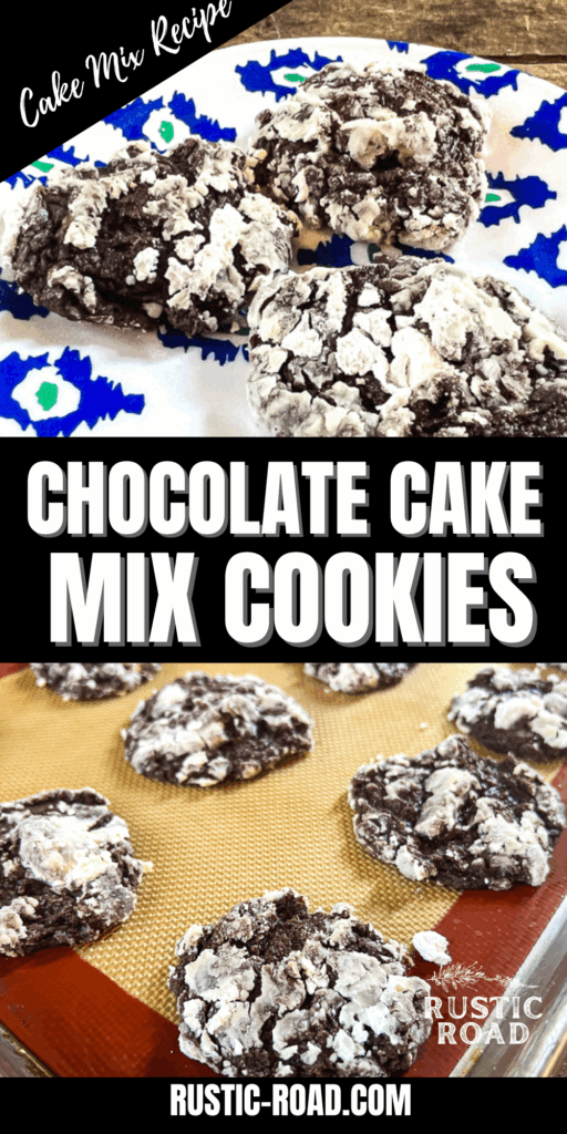 Chocolate Cake Mix Cookies