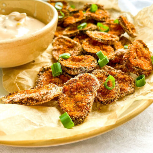 oven baked fried pickles