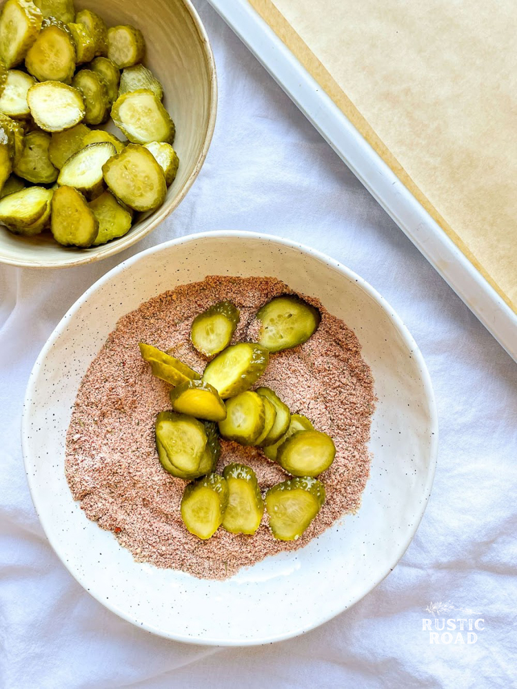 oven baked fried pickles