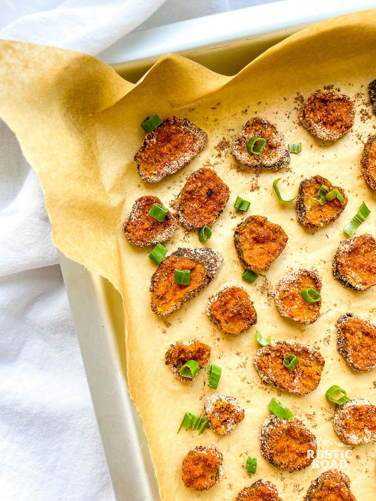 oven baked fried pickles