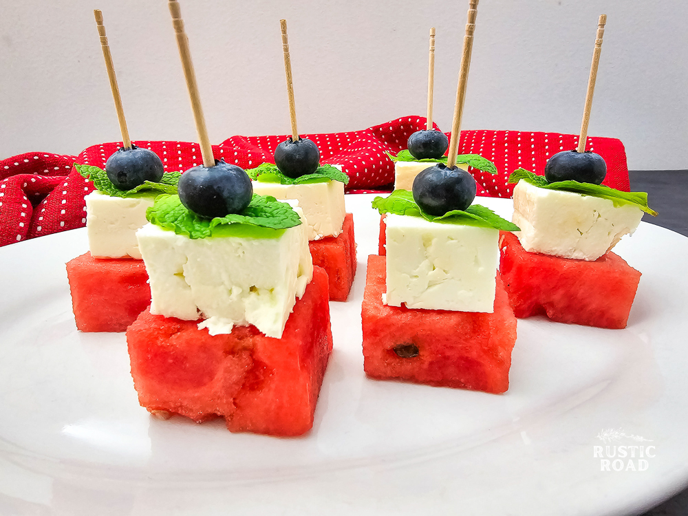 red white blue party idea