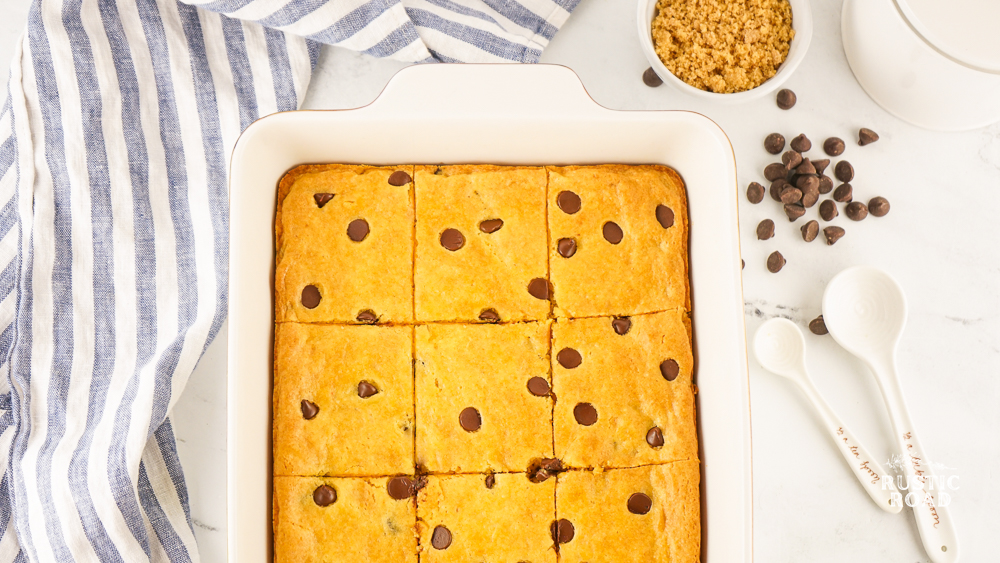 Cake Mix Chocolate Chip Cookie Bars