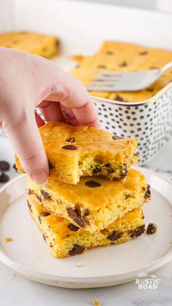 Cake Mix Chocolate Chip Cookie Bars