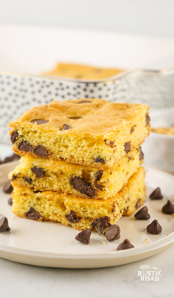 Cake Mix Chocolate Chip Cookie Bars