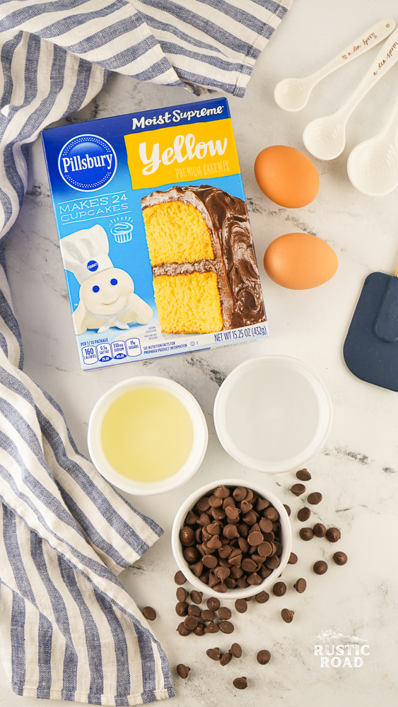 Cake Mix Chocolate Chip Cookie Bars