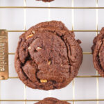 double chocolate pecan cookies