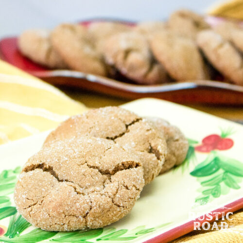 gingersnap christmas cookies