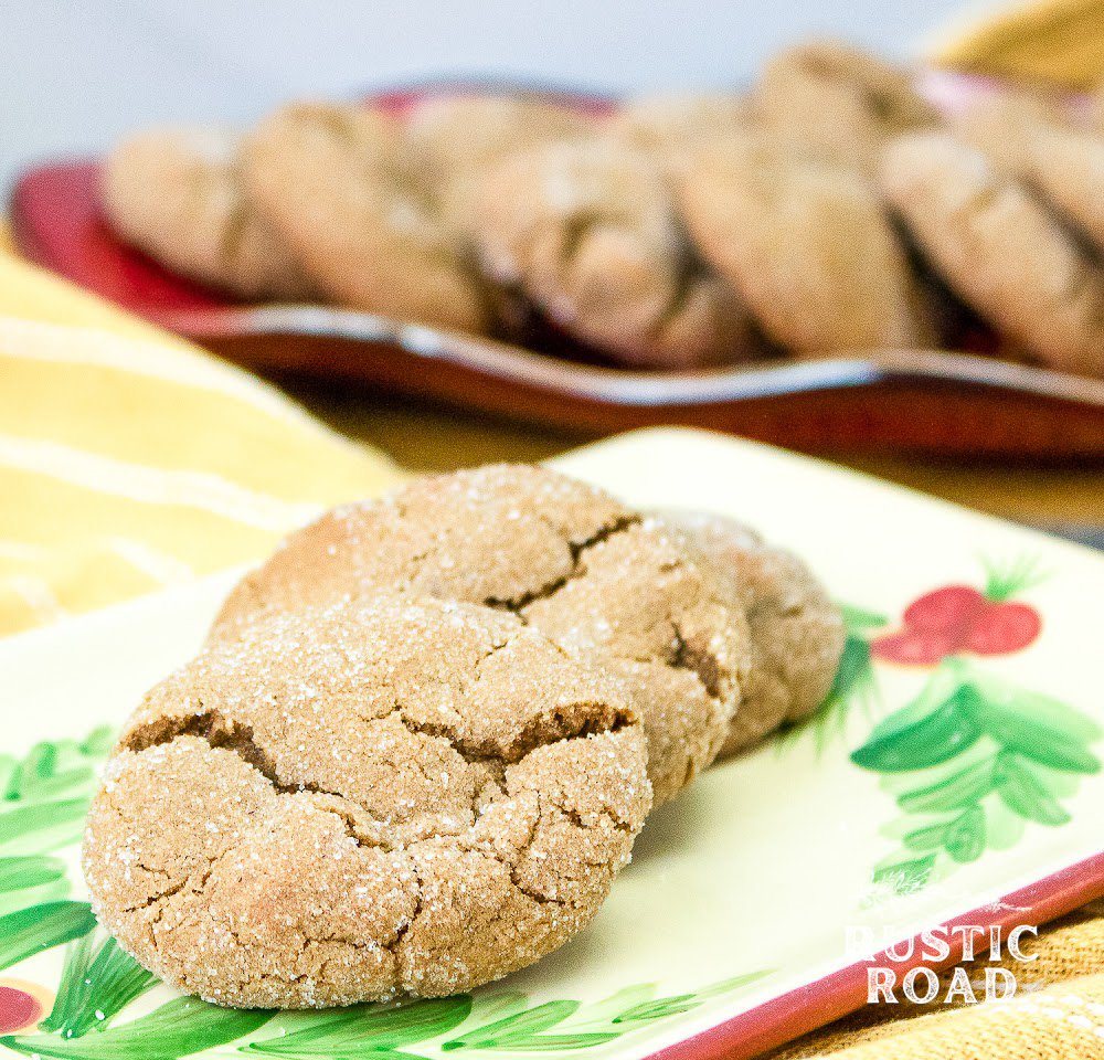 gingersnap christmas cookies