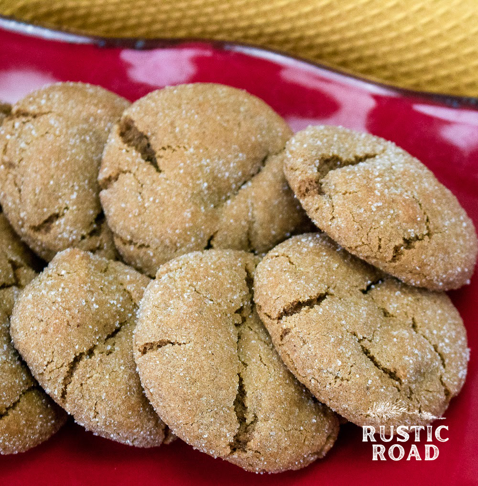 gingersnap christmas cookies