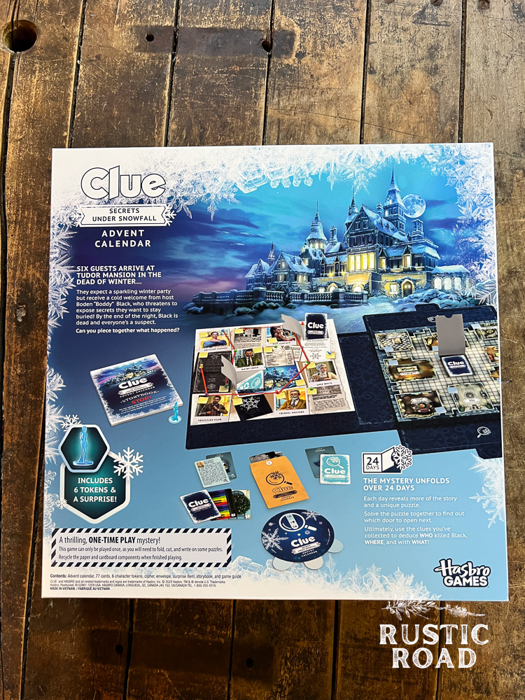 clue advent calendar