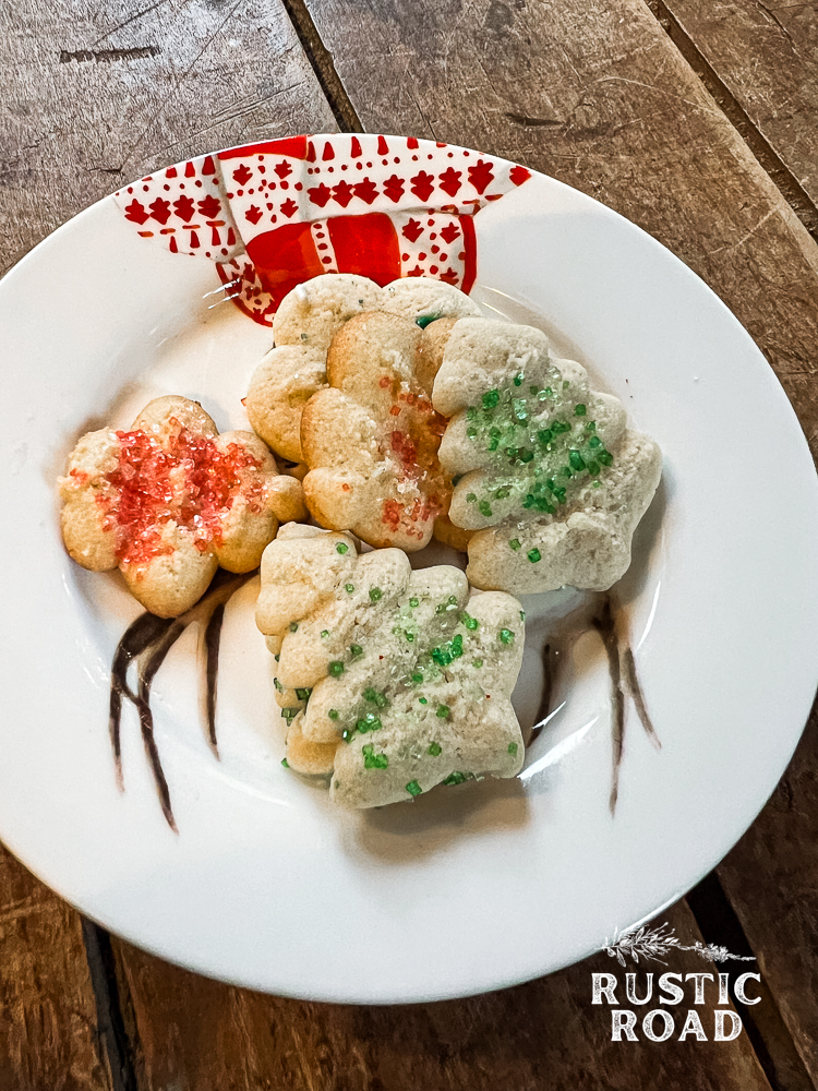 nana's butter spritz cookies