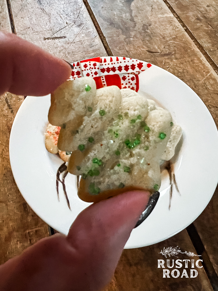 nana's butter spritz cookies