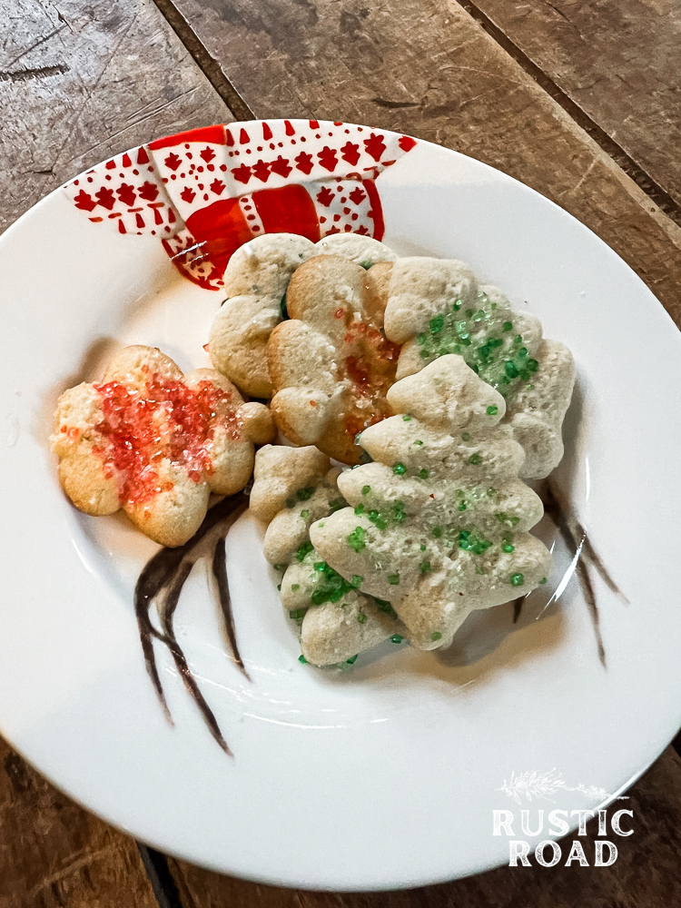 nana's butter spritz cookies