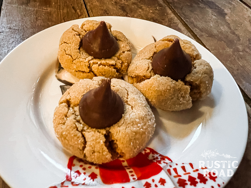 peanut butter blossom cookies