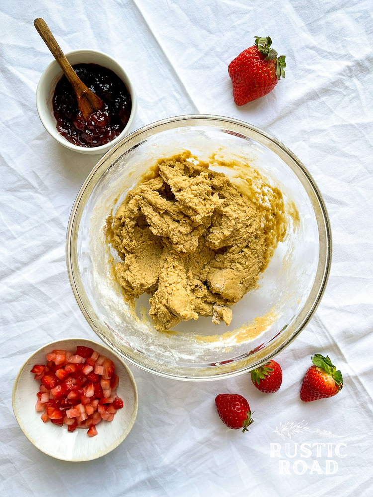 strawberry cheesecake cookies