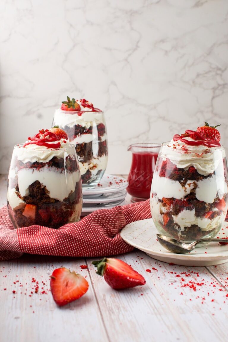 party desserts in cups